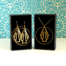 Charger l'image dans la galerie, Parures bijoux art déco boucles et bracelet coordonnés Une Embellie