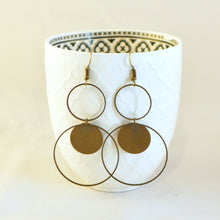 Charger l'image dans la galerie, Boucles oreilles créoles Bohème chic minimalistes Une Embellie