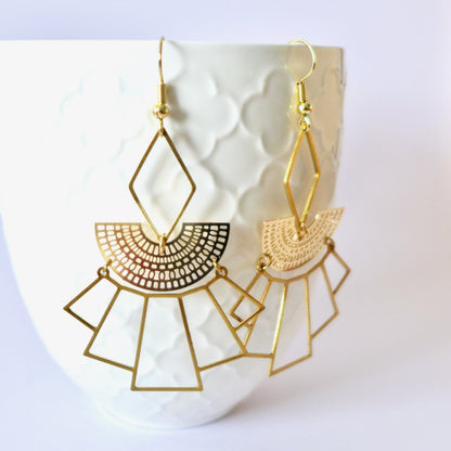 boucles d'oreilles pharaon égypte Une Embellie